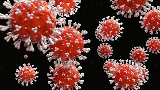 Coronavirus / Covid-19: CGI illustration showing the virus structure of the 2019 Novel Coronavirus