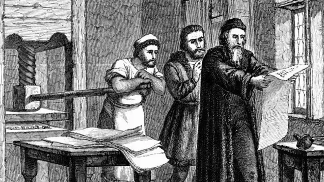 Изобретение Иоганна Гуттенберга в 1440-х имело большие последствия