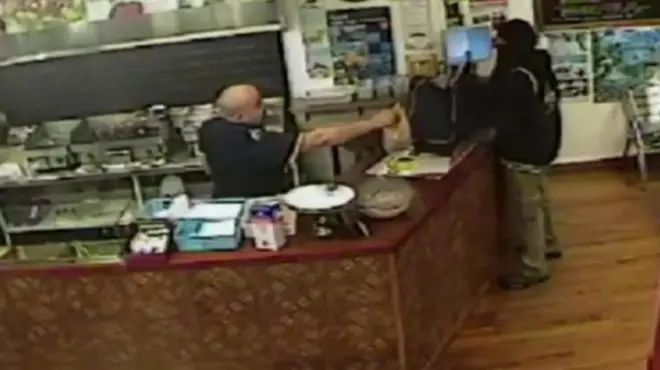 Попытка ограбление кафе