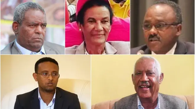 ሓሙሽተ ኣብ ቀይዲ ካብ ዝኣተዉ ላዕለዎት መራሕቲ ህወሓት ነበር