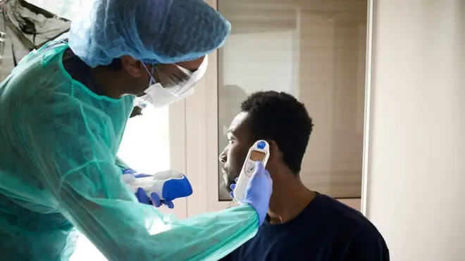 nurse with a patient