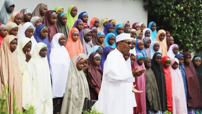 Onyeisiala Buhari kwuru na ya emezuola nkwa ya kweere na a ga-agbapụta ụmụaka Dapchi