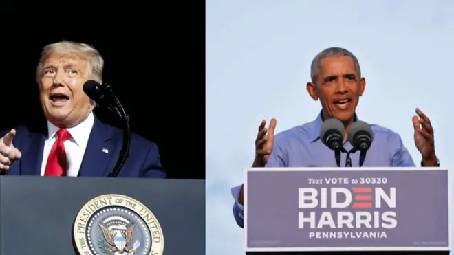 أوباما وترامب يتبادلان السخرية من