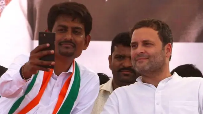અલ્પેશ ઠાકોર અને રાહુલ ગાંધી