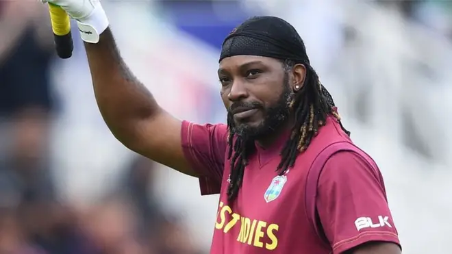 वेस्टइंडीज़ की शानदार जीत के हीरो रहे क्रिस गेल.