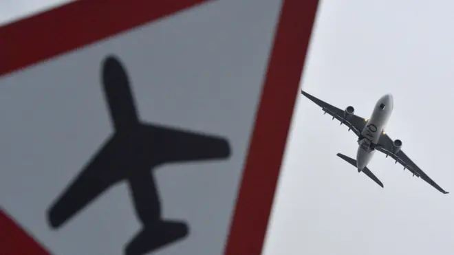 طائرة تابعة للخطوط الجوية القطرية