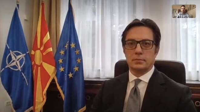 Intervju sa predsednikom Severne Makedonije rađen je preko Skajpa