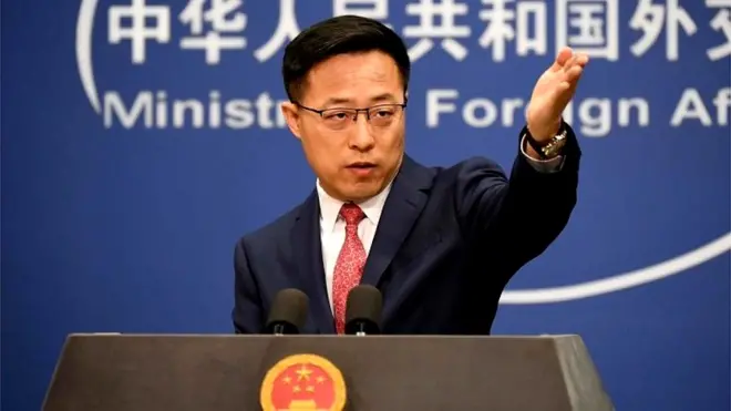 चीन के विदेश मंत्रालय के प्रवक्ता लिजियान झाओ ने कहा है कि चीन में कोरोना वायरस अमरीका से आया है.