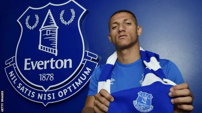 Mshambuliaji wa Everton na Brazil Richarlison