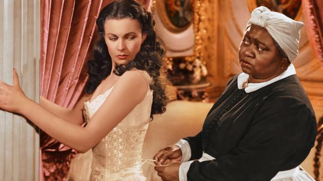 Vivien Leigh and Hattie McDaniel in Gone with the Wind