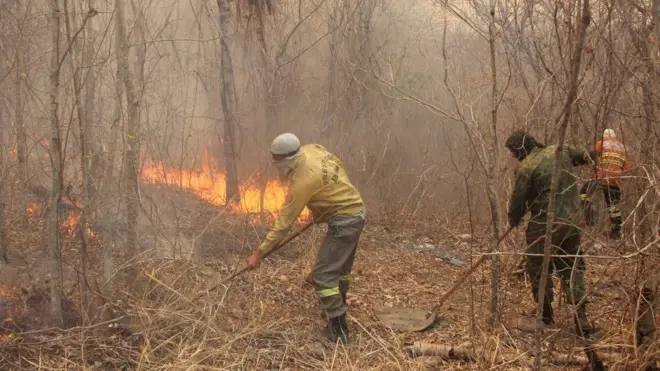 Novos incêndios foram registradoscarlsen pokeralguns pontos do Pantanal nos últimos dias, após fogo diminuir no bioma