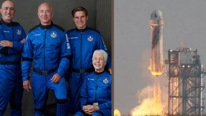 Jeff Bezos launch to space
