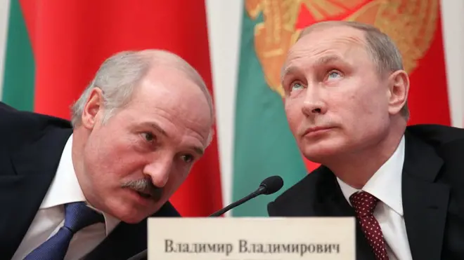 Лукашенко і Путін