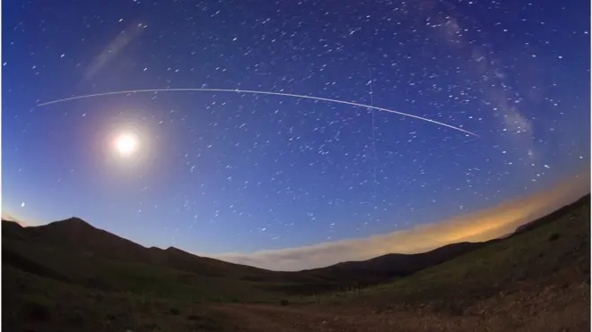 La Luna vista desde a Tierra