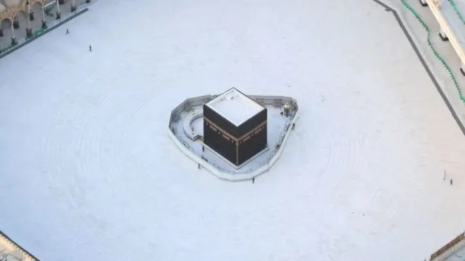 کعبہ، کورونا وائرس