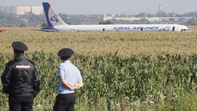 The plane had 233 passengers and crew on board when it was forced to make an emergency landing