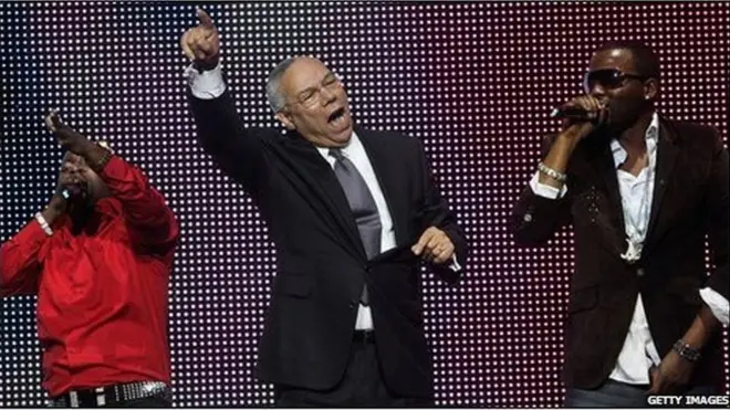 Colin Powell danced and sang to Olu Maintain's hit Yahoozee