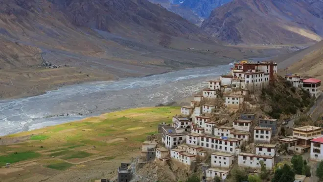 Lembah Spiti di India utara yang terpencil