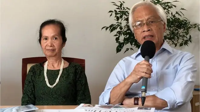 Chuyên gia Phạm Chi Lan (trái) và Giáo sư Chu Hảo chia sẻ quan điểm với BBC Tiếng Việt về vấn đề Đồng Tâm