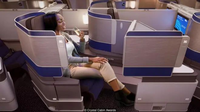 Muchos de los grandes cambios que están transformando nuestra manera de viajar están ocurriendo dentro de la cabina. Imagen cortesía de Crystal Cabin Awards.