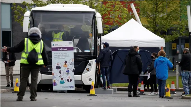 The NHS is sending a mobile vaccine bus into parts of Bolton with high infections