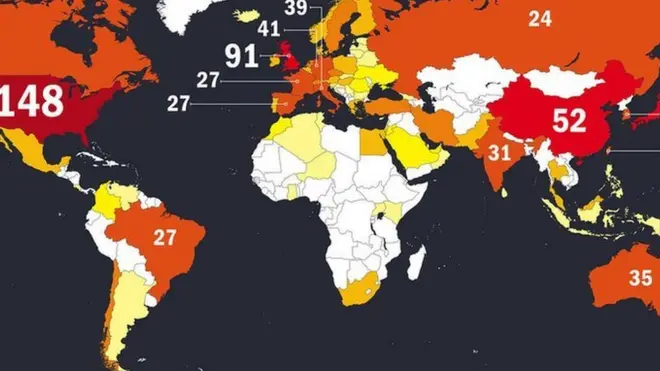 Университетлар рейтинги харитаси