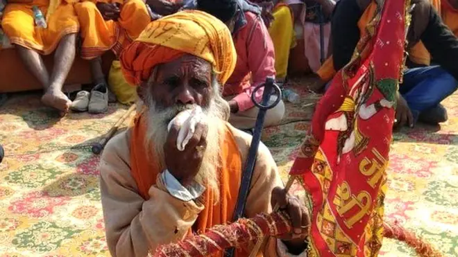 અયોધ્યાની ધર્મસભાની તસવીર