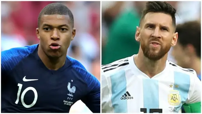 킬리안 음바페와 리오넬 메시