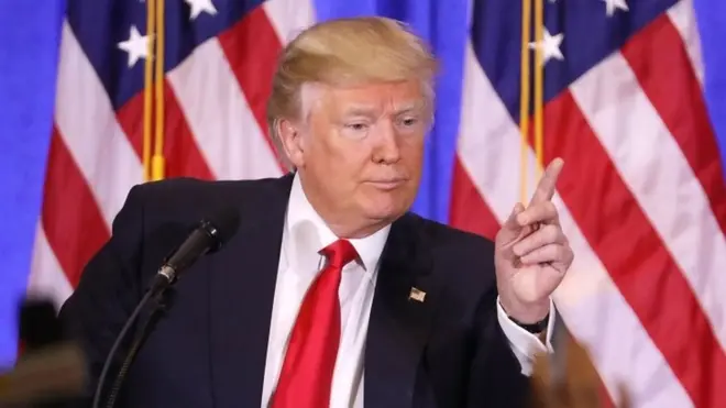 Donald Trump 11 January news conference