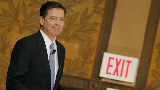 En la nota, hecha pública en la noche de este miércoles, Comey prefirió no polemizar sobre la forma y las razones que tuvo el presidente de Estados Unidos para despedirlo.