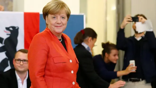 Many people think say Merkel go do well for di election