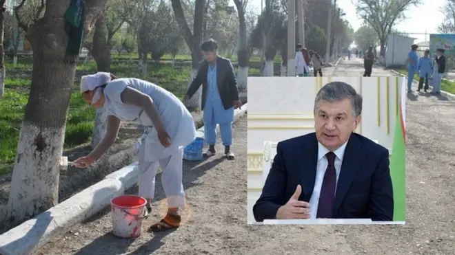 Президент ўқитувчи ва шифокорларни кўча ишларига жалб қилганлар жазоланишини айтди.