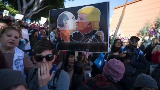 Hubungan Trump dan Putin menjadi kontroversi selama kampanye pemilihan presiden AS.