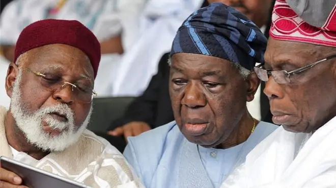 Ernest Shonekan for middle