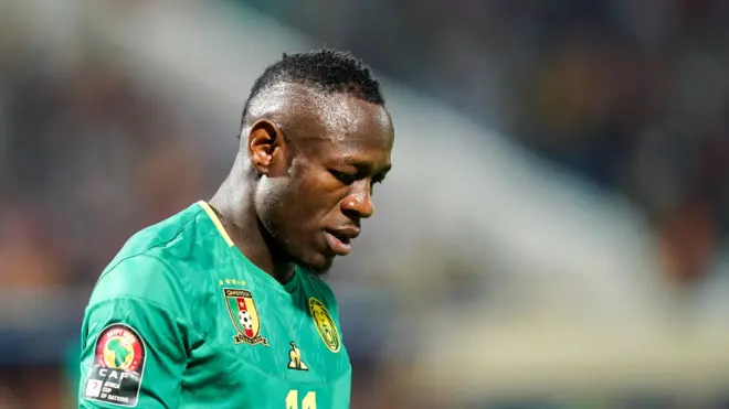 Cameroon forward Christian Bassogog