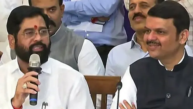 एकनाथ शिंदे और देवेंद्र फडणवीस