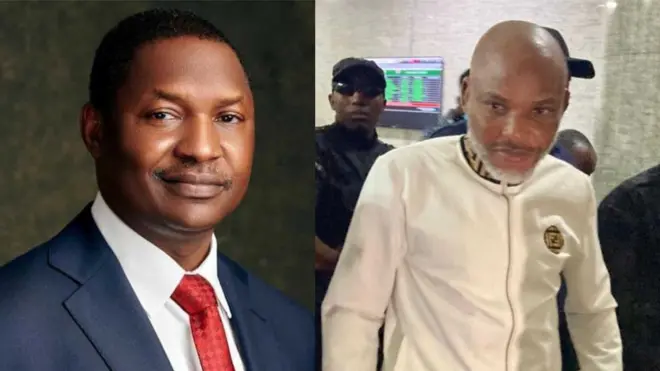 Abubakar Malami na Nnamdi Kanu