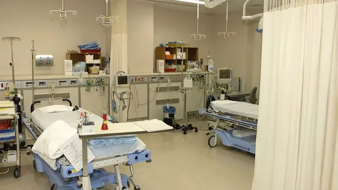 File photo of hospital room