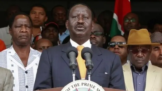 Odinga for thank Kenyan people wey come out to support am 'in millions'