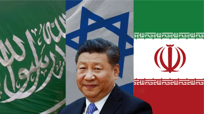 سعودی عرب اور ایران کے اسرائیل کے ساتھ سفارتی تعلقات نہیں ہیں لیکن یہ تینوں چین کے ساتھ ہیں