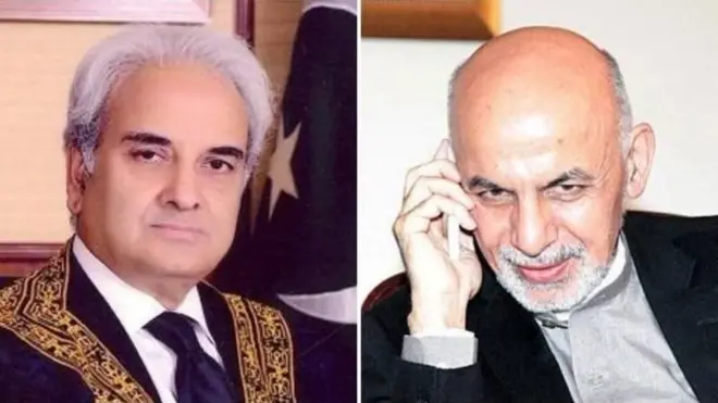 افغان ولسمشر او د پاکستان سرپرست لومړی وزیر