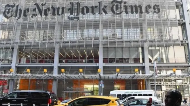 न्यूयॉर्क टाइम्स के न्यूज़रूम