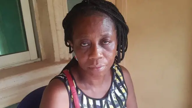 Mrs Ukwu bin work for bank for 30 years before she open business for Ochanja market