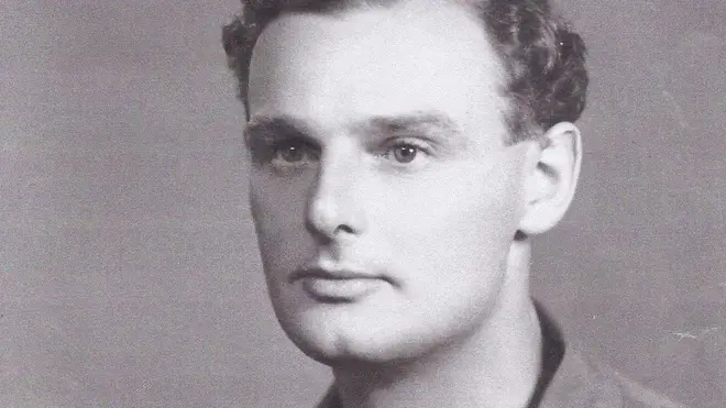 A black and white photo of Captain Peter Robert Sandham Bankes