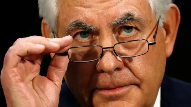 Waziri wa maswala ya Kigeni nchini Marekani Rex Tillerson