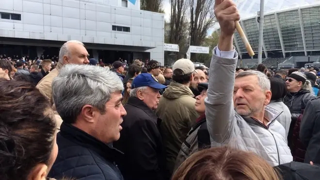 порошенко і стадіон