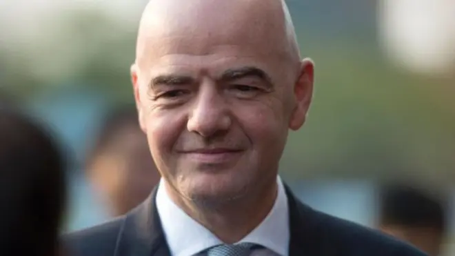 Rais wa Fifa Giani Infantino