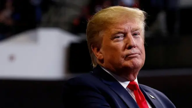 President Trump says the impeachment inquiry against him is a "witch hunt"