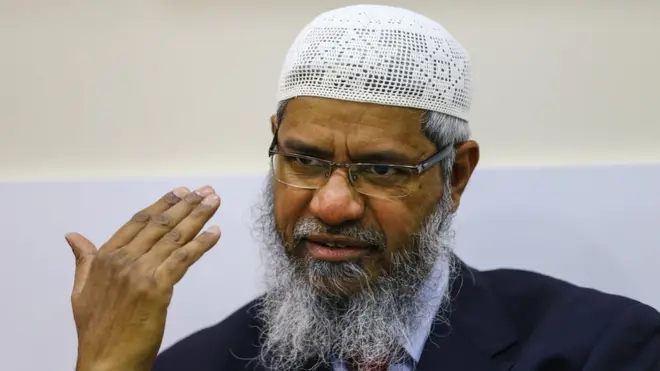 Zakir Naik denies the charges against him