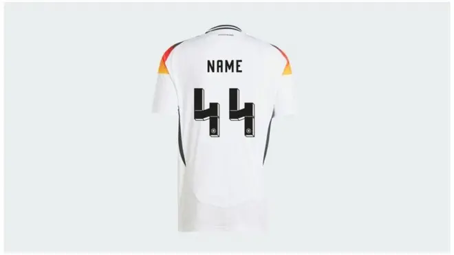 Adidas said fans would not be permitted to order jerseys customised with the number 44